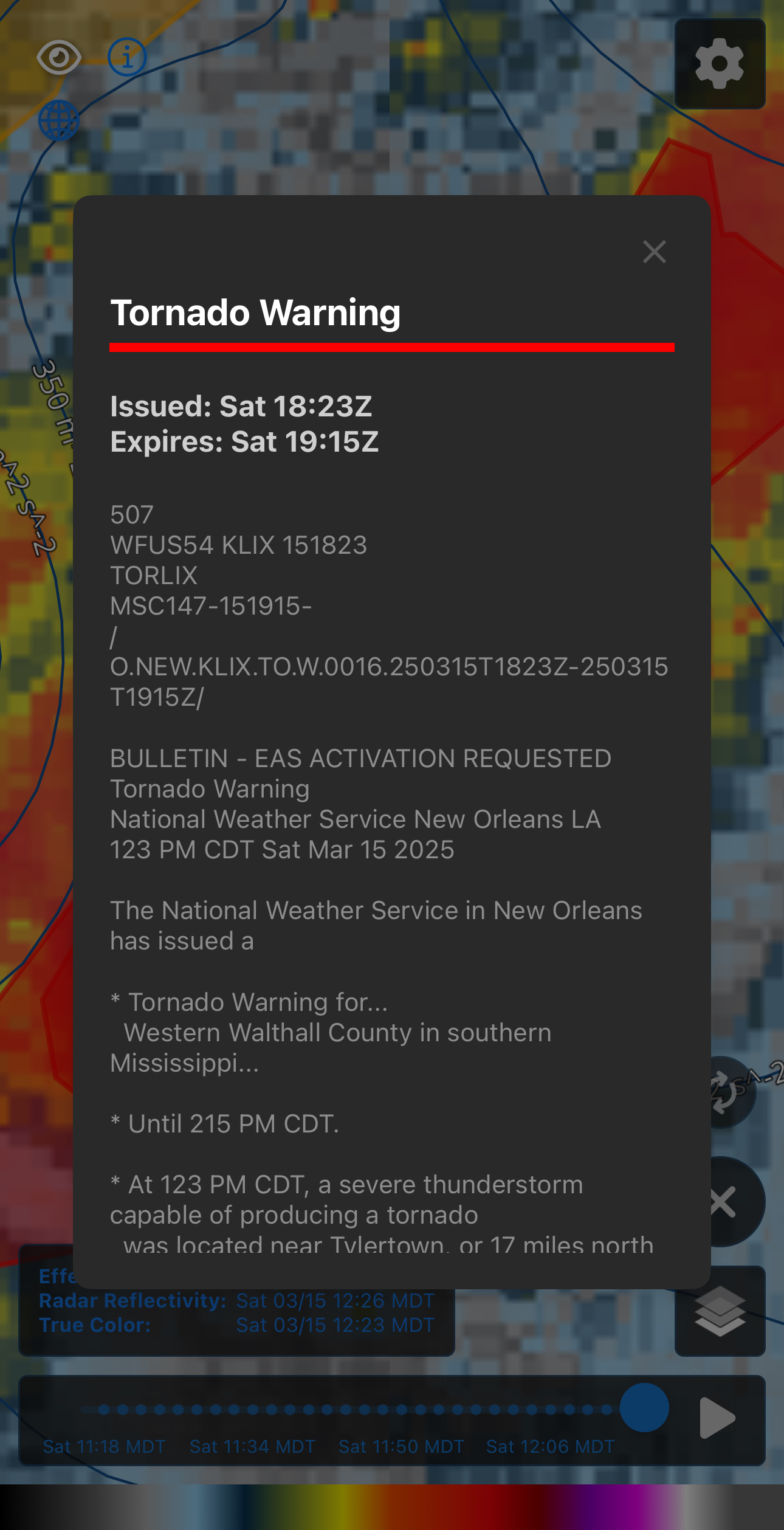 Tornado Warning